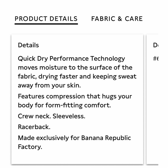 Banana Republic Workout Crop Top - Picture 3 of 8